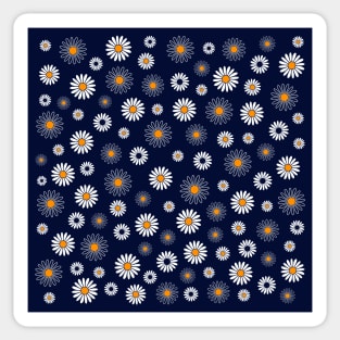 Daisy Flower Pattern Sticker